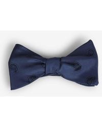 Petronius - Paisley Silk Bow Tie - Lyst