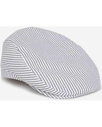 Lock & Hatters - Striped Cap - Lyst