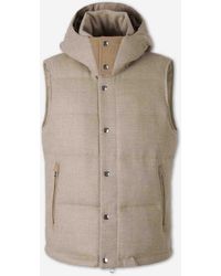 Montecore - Down Vest Wool Silk - Lyst