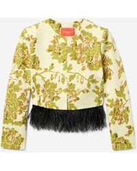 La DoubleJ - Blazer Cropped Bijoux - Lyst
