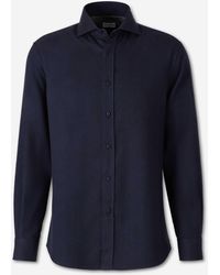 Brunello Cucinelli - Plain Cotton Shirt - Lyst