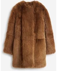 TOTEME - Long Fur Coat - Lyst