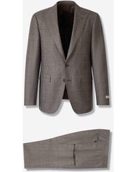 Canali - Abito Dritto Lana - Lyst