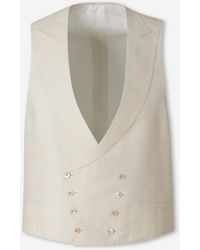 Santa Eulalia - Classic Crossed Vest - Lyst