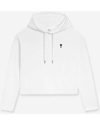 Ami Paris - Hooded Sweatshirt Logo - Lyst