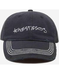 Acne Studios - Baumwoll-Logo-Cap - Lyst