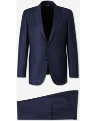 ZEGNA - Straight Wool Suit - Lyst