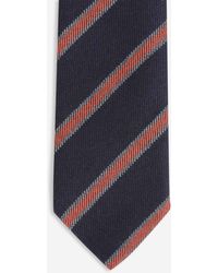 Santa Eulalia - Silk Striped Tie - Lyst