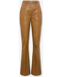 Dorothee Schumacher - Straight Leather Trousers - Lyst