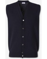 Santa Eulalia - Wool Knit Vest - Lyst