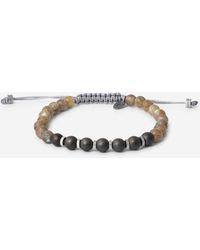 Tateossian - Titanium Macrame Bracelet - Lyst