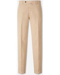 Santa Eulalia - Linen Chino Trousers - Lyst