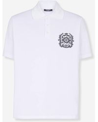 Balmain - Polo Logo Estampado - Lyst