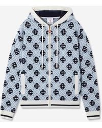 CASABLANCA - Wool Knit Sweatshirt - Lyst