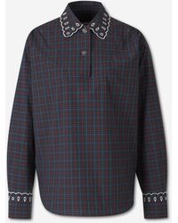 Marni - Openwork Plaid Shirt - Lyst