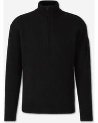 C.P. Company - High Neck Zip-Up Sweater - Lyst