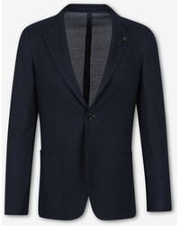 Lardini - Blazer Straight Cotton - Lyst