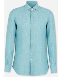 Santa Eulalia - Straight Linen Shirt - Lyst