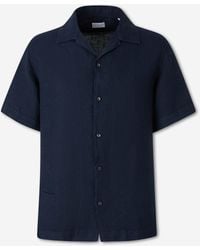 Santa Eulalia - Short Sleeve Linen Shirt - Lyst