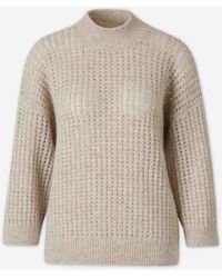 Peserico - Openwork Sequin Sweater - Lyst
