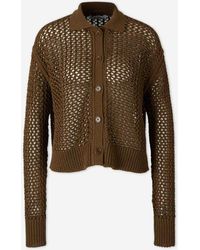Max Mara - Openwork Cardigan - Lyst