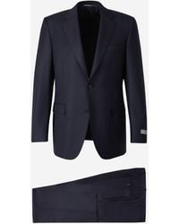 Canali - Plain Wool Suit - Lyst