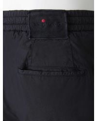 Kiton Comfort Drawstring Trousers - Black