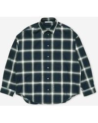 Acne Studios - Chemise En Coton À Carreaux - Lyst