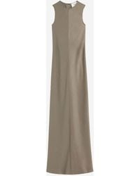 Ami Paris - Robe Longue Droite - Lyst