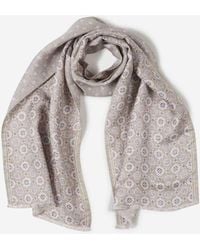 Santa Eulalia - Printed Linen Scarf - Lyst