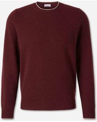 Santa Eulalia - Cashmere Crew Neck Sweater - Lyst