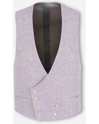 Santa Eulalia - Classic Crossed Vest - Lyst