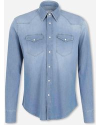 Santa Eulalia - Denim Shirt - Lyst