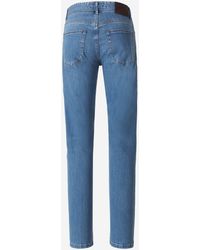 Brioni Straight Cotton Jeans - Blue