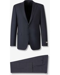 Canali - Abito Dritto Lana - Lyst