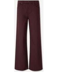 Mother - Jeans The Rerun Zip Sneak - Lyst