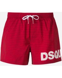 DSquared² - Maillot De Bain En Polyester À Logo - Lyst
