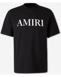 Amiri - Brand-Embellished Crewneck Cotton-Jersey T-Shirt - Lyst