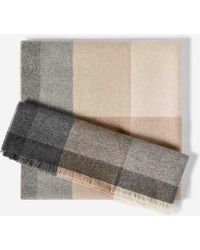 Brunello Cucinelli - Bufanda Cuadros Lana Cashmere - Lyst