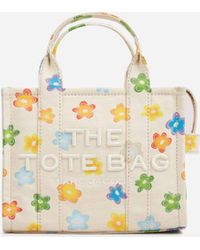 Marc Jacobs - The Wild Daisy Canvas Small Tote Bag - Lyst