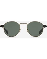 Saint Laurent - Lunettes De Soleil Rondes - Lyst