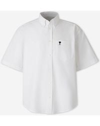 Ami Paris - Camisa Casual Algodón - Lyst