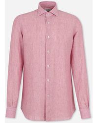 Santa Eulalia - Straight Linen Shirt - Lyst