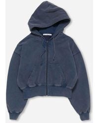 Acne Studios - Felpa Con Cappuccio E Zip - Lyst
