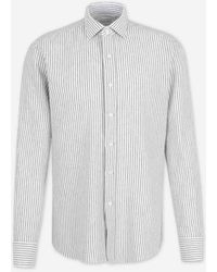 Santa Eulalia - Camisa Listada - Lyst