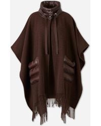 Herno - Poncho With Padded Pockets - Lyst