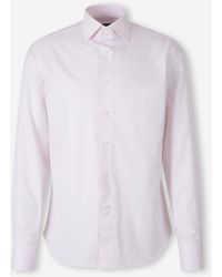 Canali - Cotton Dress Shirt - Lyst