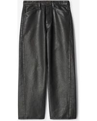 Lemaire - Straight Leg Jeans With Coated Denim - Lyst