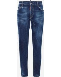 DSquared² - Straight Denim Jeans Denim Dark - Lyst