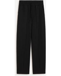 Ami Paris - Wool Pants With Elastic Waist - Lyst